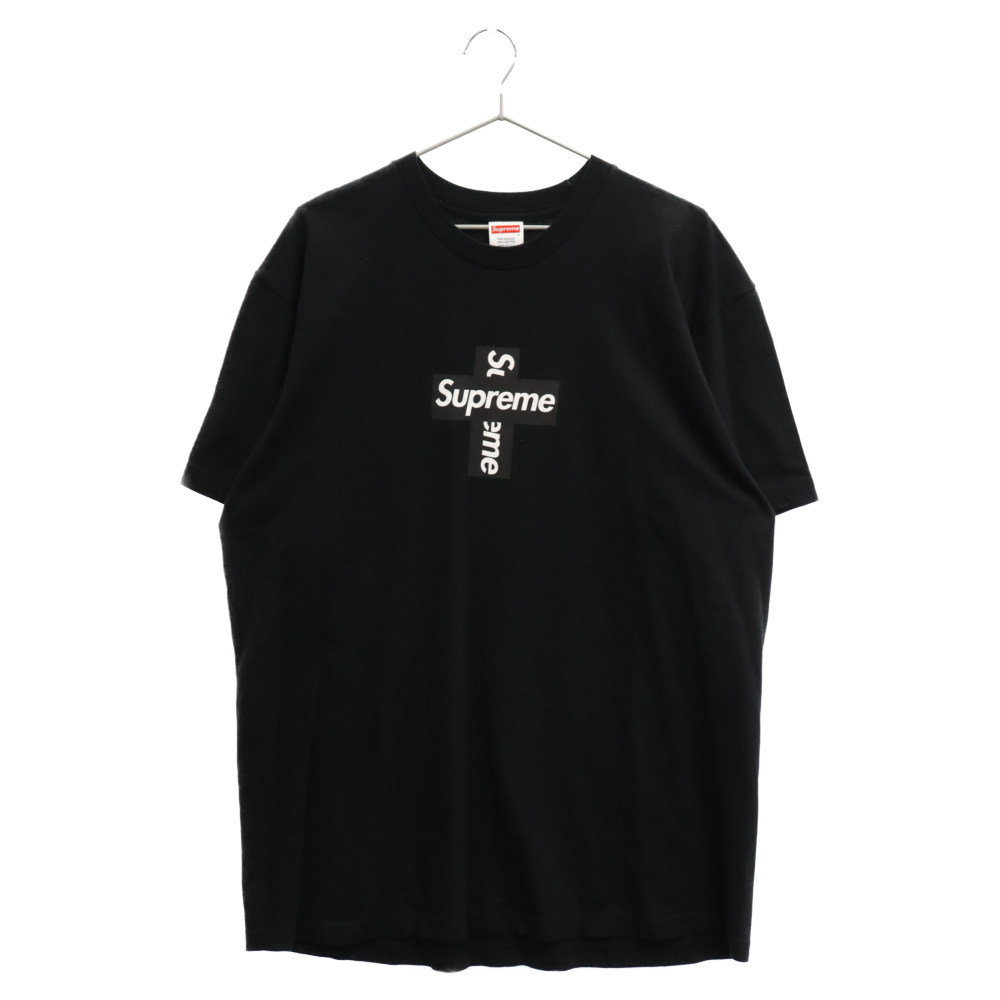 SUPREME シュプリーム 20AW Cross Box Logo Tee クロスボックス ロゴプリント半袖Tシャツ ブラック