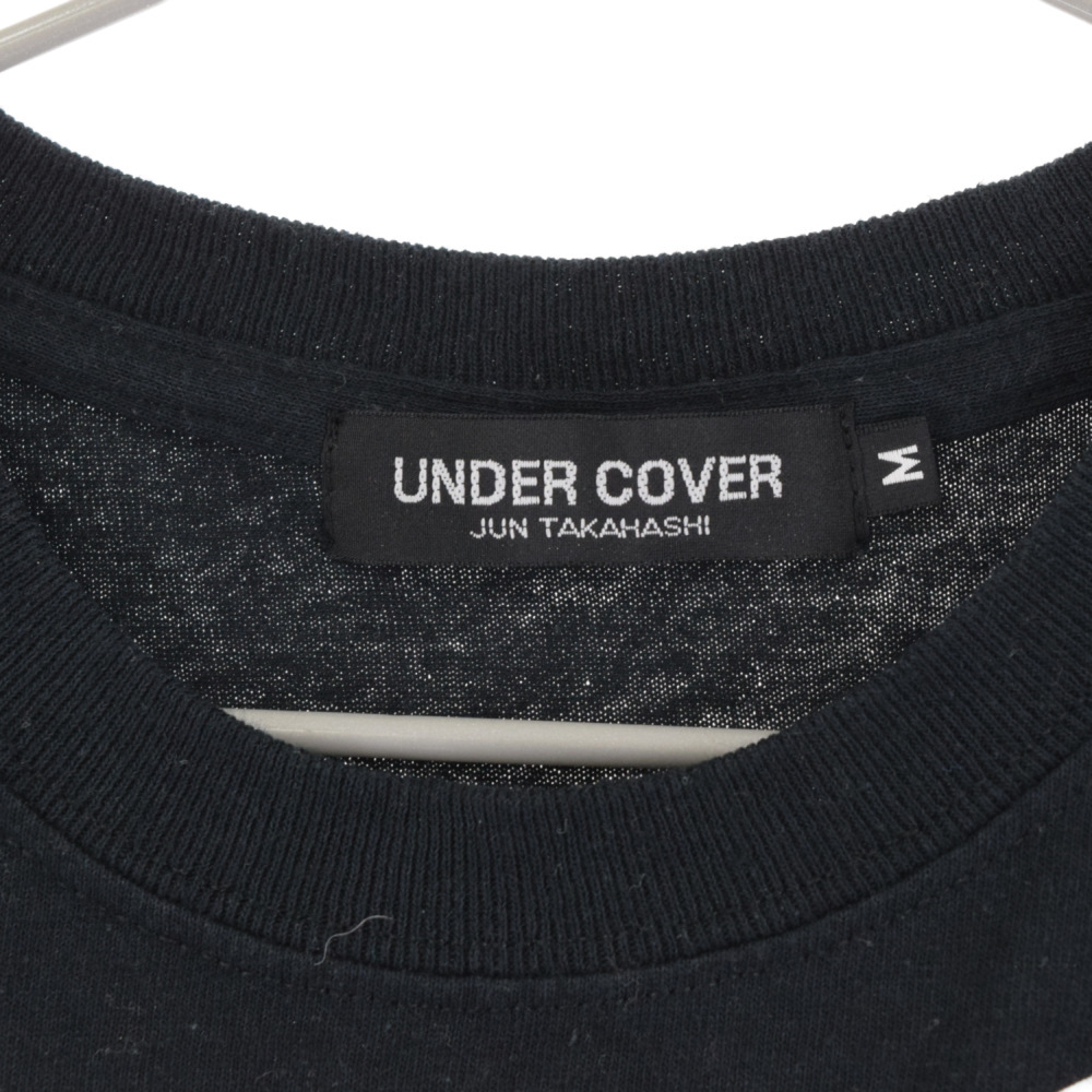 UNDERCOVER アンダーカバー 21AW GIZ柄プリント半袖Tシャツ ブラック UA2A9802-3_画像4