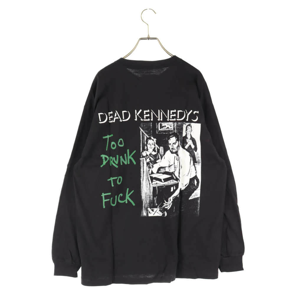 WACKO MARIA ワコマリア 23AW DEAD KENNEDYS LONG SLEEVE T-SHIRT デッドケネディーズ ロングスリーブTシャツ ブラック 長袖Tシャツ