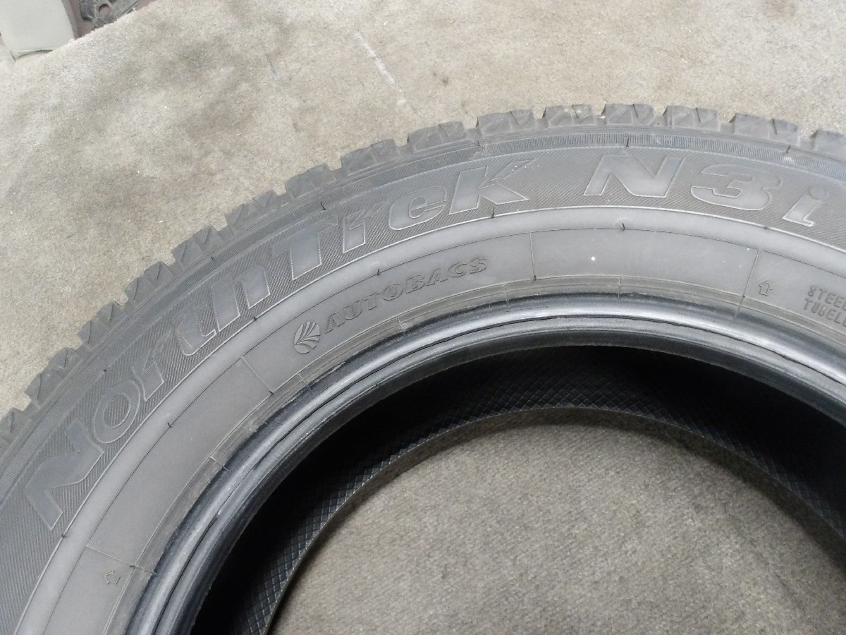 『AUTOBACS　オートバックス　North Trek N3i　ノーストレック　185/70R14　2020年製　冬タイヤ　スタッドレスタイヤ　4本セット』_画像8