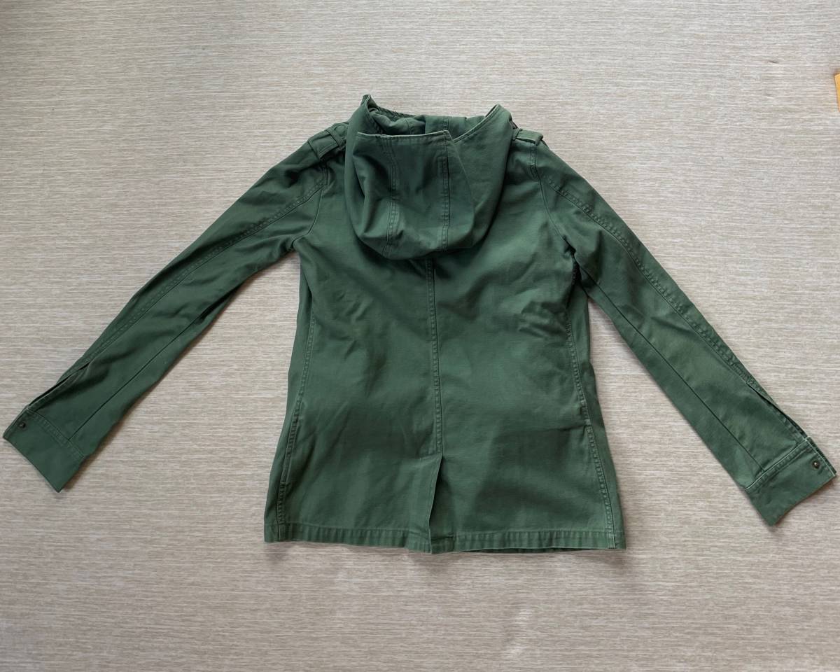 【送料無料】SLY スライ ジャケット コートレディース フード ライナー付き サイズ1 モスグリーン 濃緑_画像2
