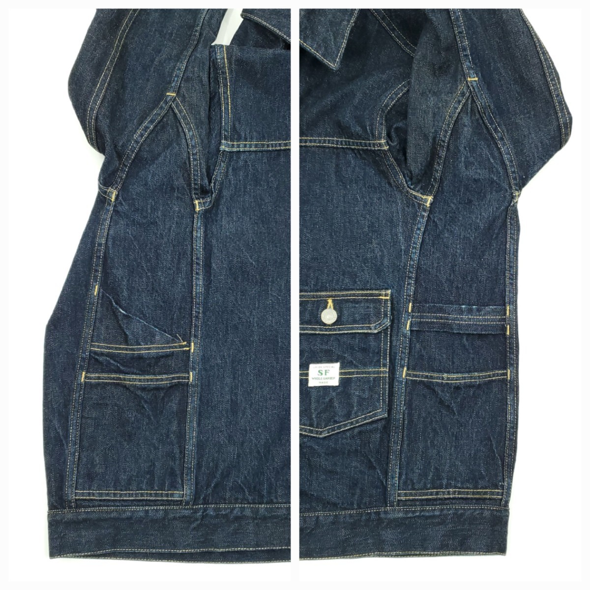 希少「前タグ」Lサイズ SASSAFRAS Gardener R Jacket日本製 希少「前タグ」Lサイズ SASSAFRAS Gardener R Jacket日本製
