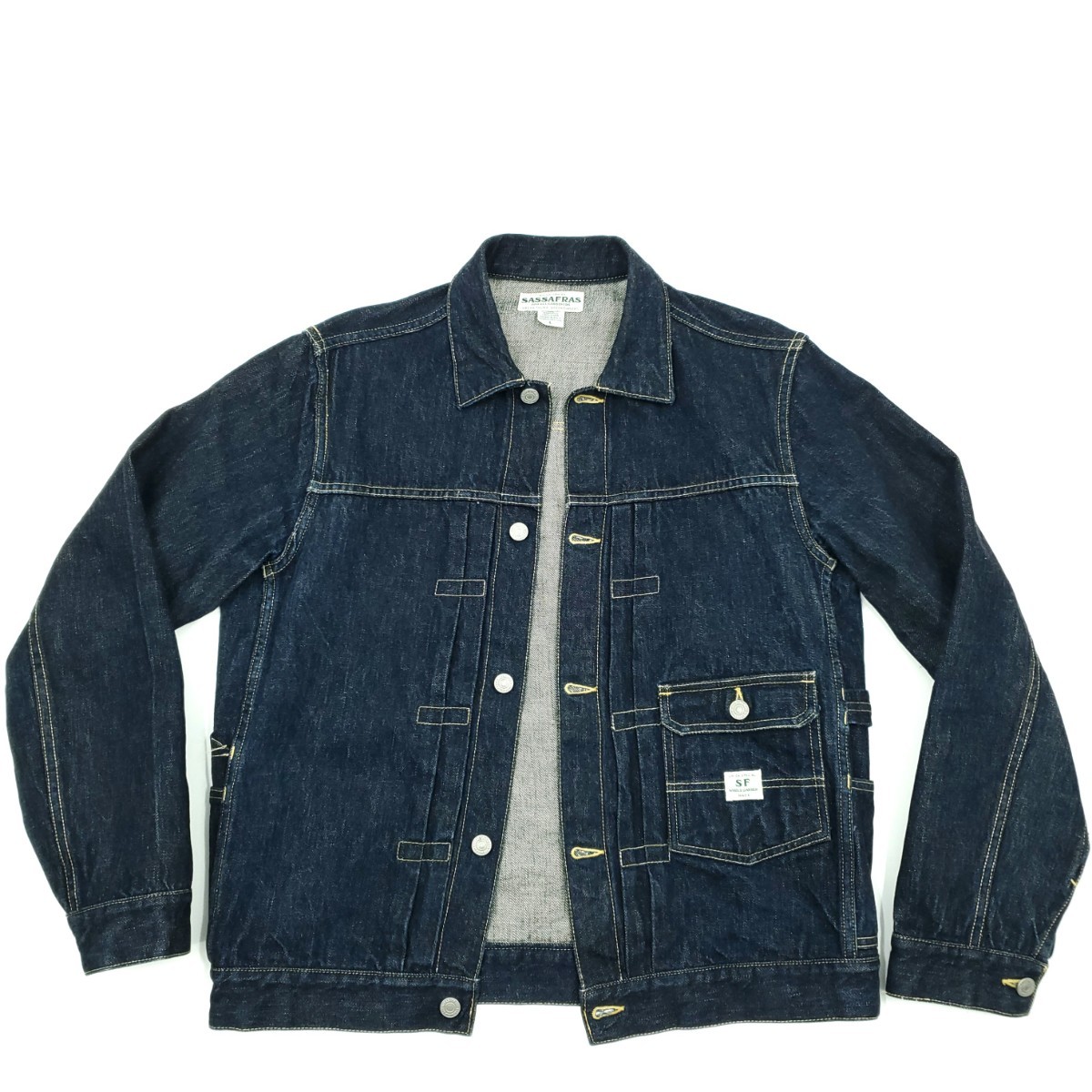 希少「前タグ」Lサイズ SASSAFRAS Gardener R Jacket日本製 希少「前タグ」Lサイズ SASSAFRAS Gardener R Jacket日本製
