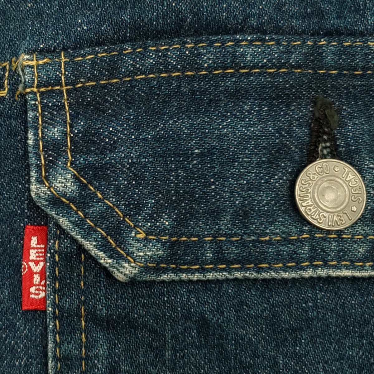 日本製セカンド濃紺 Levi's 71507XX 38ビンテージ復刻Gジャン2nd