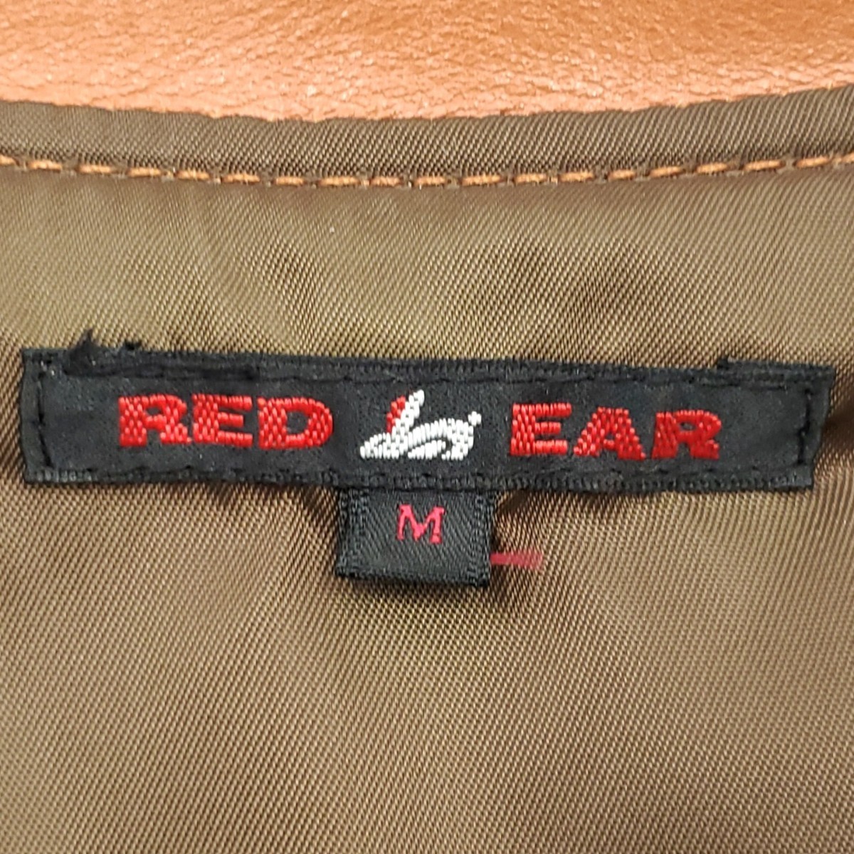 スタッズ付き★Paul Smith RED EAR★M レザーライダースジャケット茶メンズ本革ポールスミス本皮シングル牛革ジャン鋲レザーシャツ SZJ55_画像8