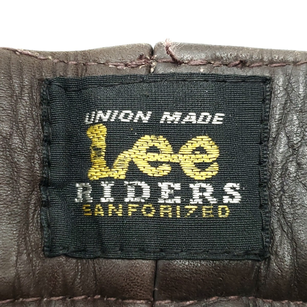 希少カラー牛革 Lee RIDERS W30レザーパンツこげ茶ブラウン本革 希少カラー牛革 Lee RIDERS W30レザーパンツこげ茶ブラウン本革