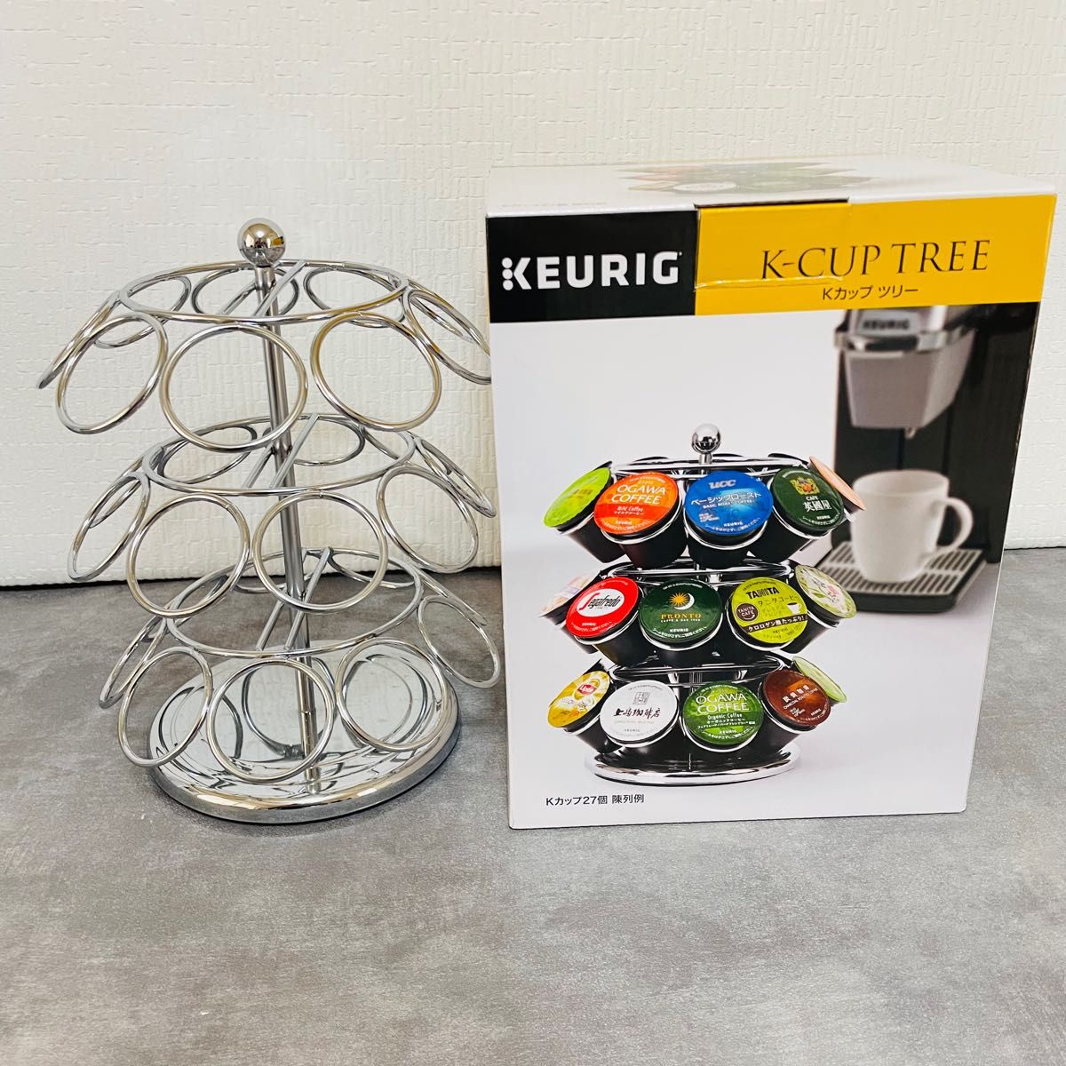 ほぼ未使用 KEURIG キューリグ コーヒーメーカー カプセル式 Kカップツリー コーヒーシステム