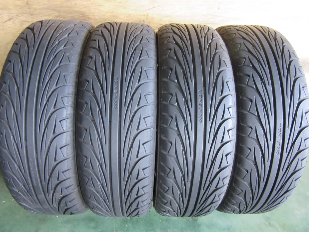 軽自動車などに！　　165/50R16　ブラポリ中古美品ホイール＆溝あり！　ケンダ　KAISER　165/50R16　4本セット_画像6