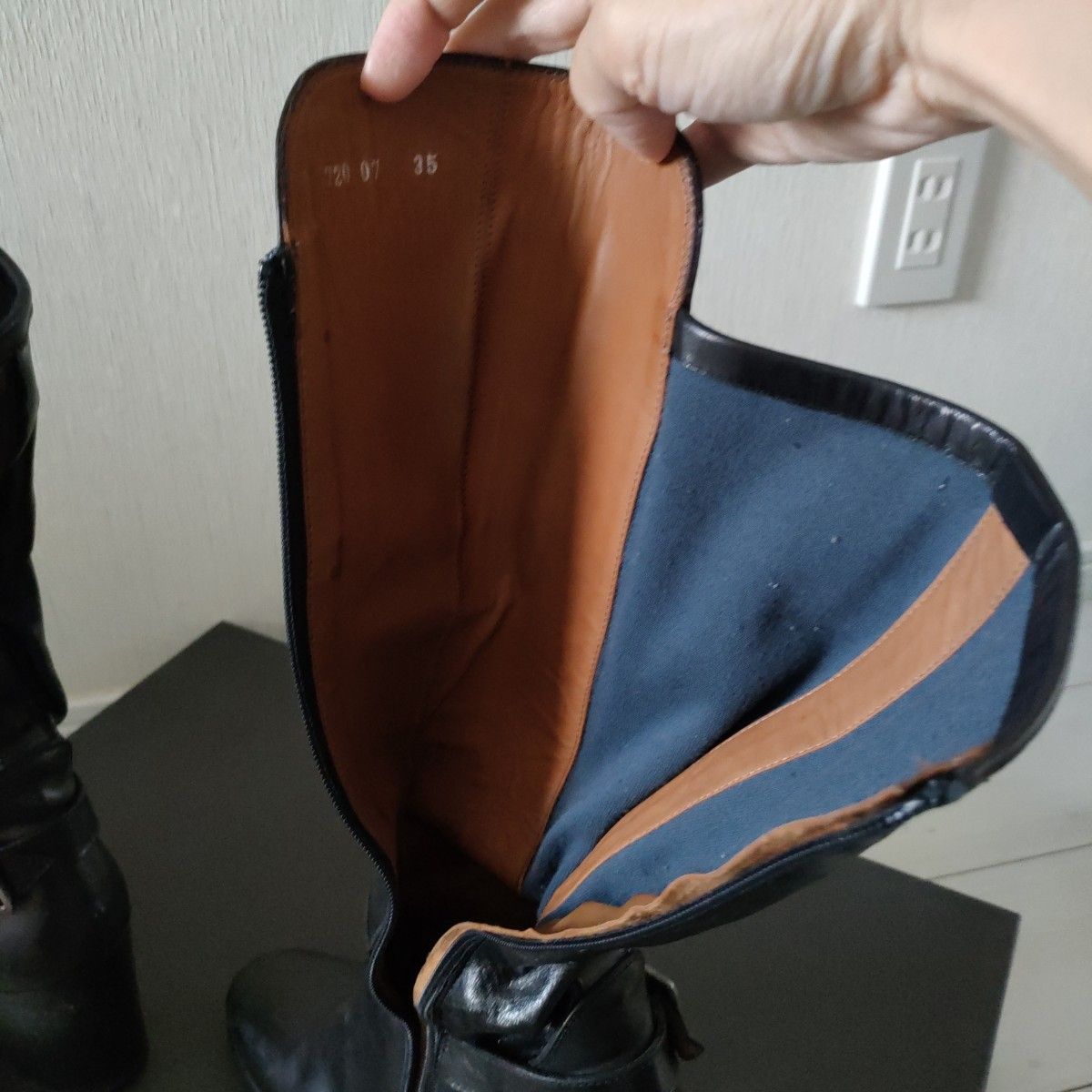 ITALYMADEPARKMANSHION ロングブーツ ブーツHITMAN ヒットマン レザー