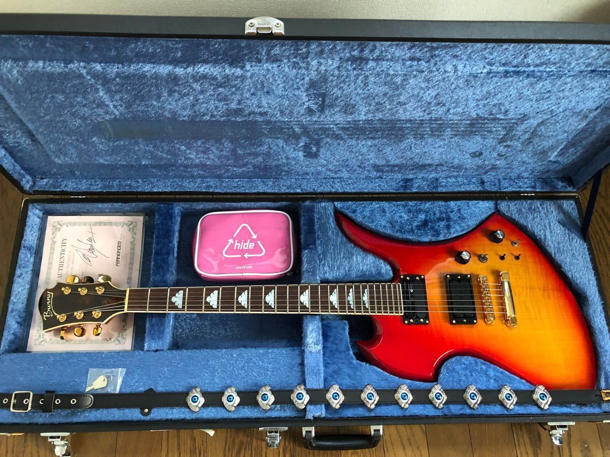 fernandes mg-340x hide xjapan サイン入り认定书付属