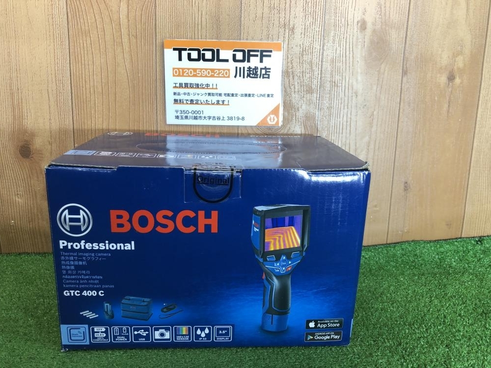 001♪未使用品♪ボッシュ BOSCH 赤外線サーモグラフィー GTC400C-