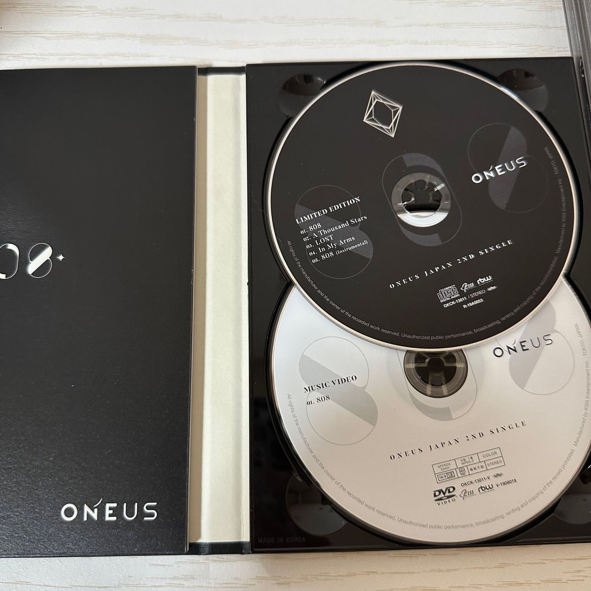 ONEUS 日本 シング 808 4種セット 開封済