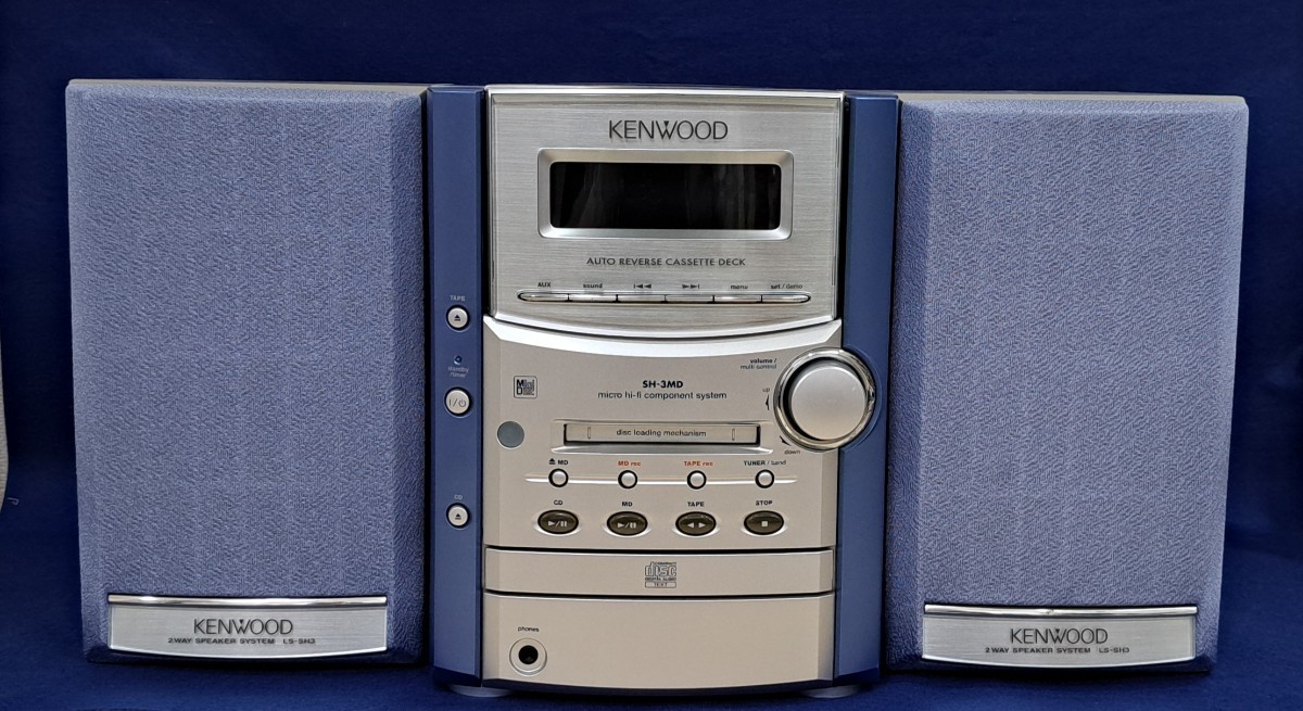 ケンウッド ミニコンポ CD MD カセット ラジオ ケンウッド ミニコンポ CD MD カセット ラジオ