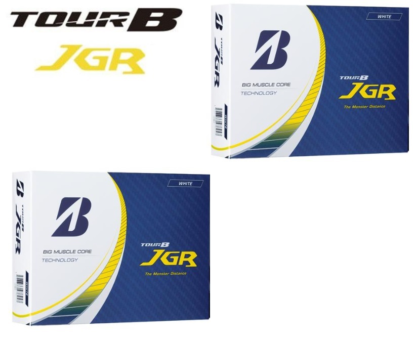 ブリヂストンゴルフ TOUR B JGR ゴルフボール 2ダースセット ホワイト 2023年モデル