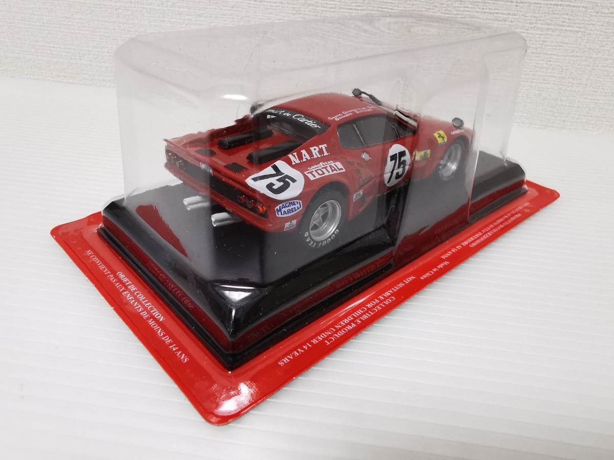 送料300円〜 ★未開封★ アシェット 公式フェラーリF1コレクション Ferrari 365 GT4 BB 24h Le Mans 1977 ル・マン 1/43スケール ミニカー_画像4