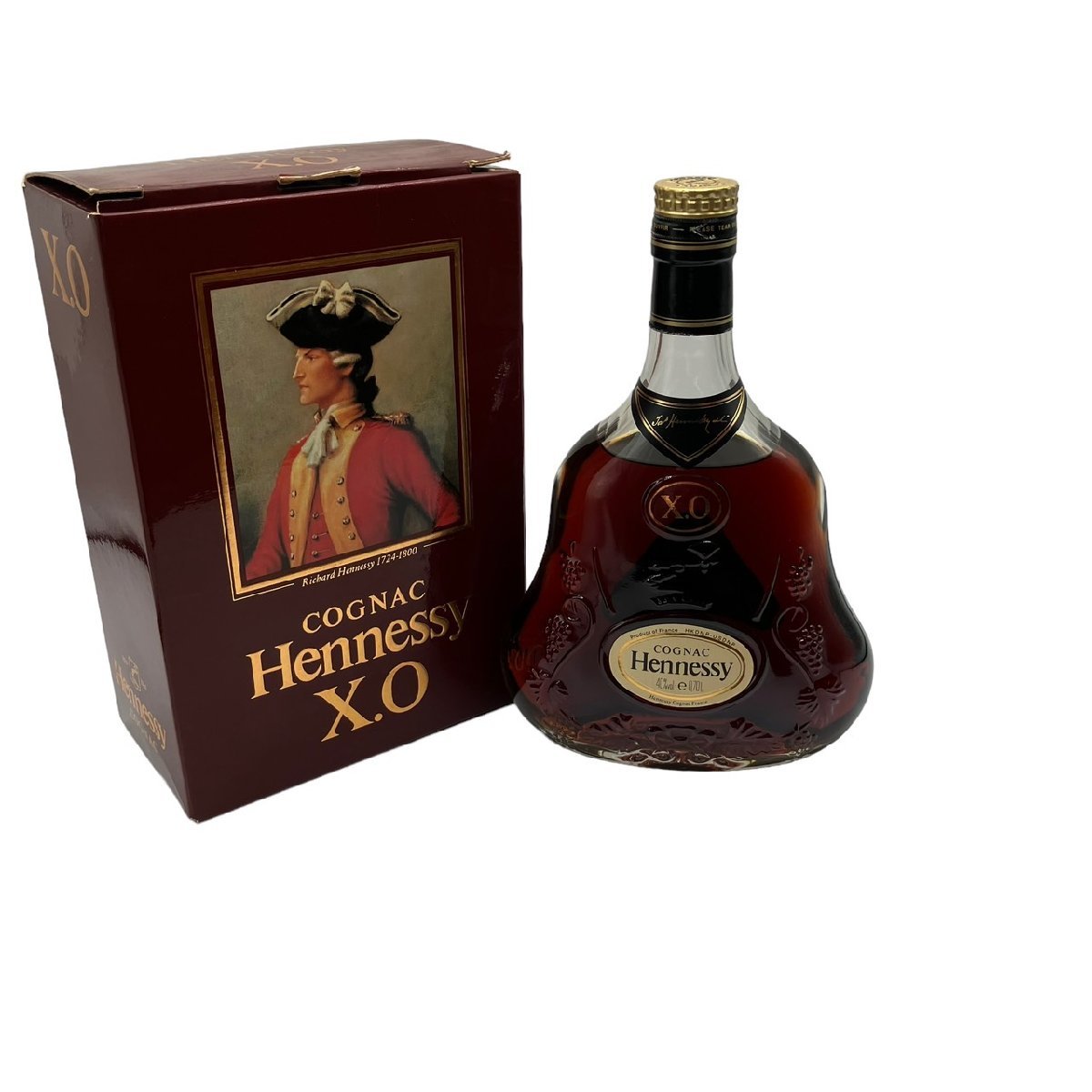 ☆未開栓 Hennessy ヘネシーXO 700ml 40% 金キャップ クリアボトル-