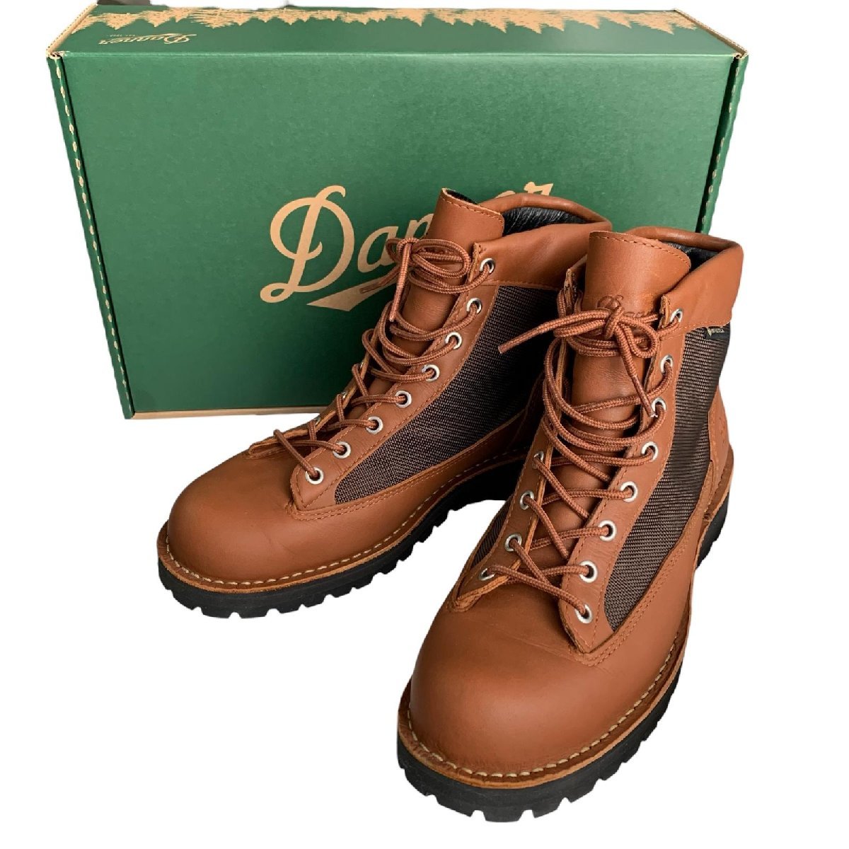 本物新品保証】 新品 送無 Danner ① 26.5 茶 ブーツ レザー フル