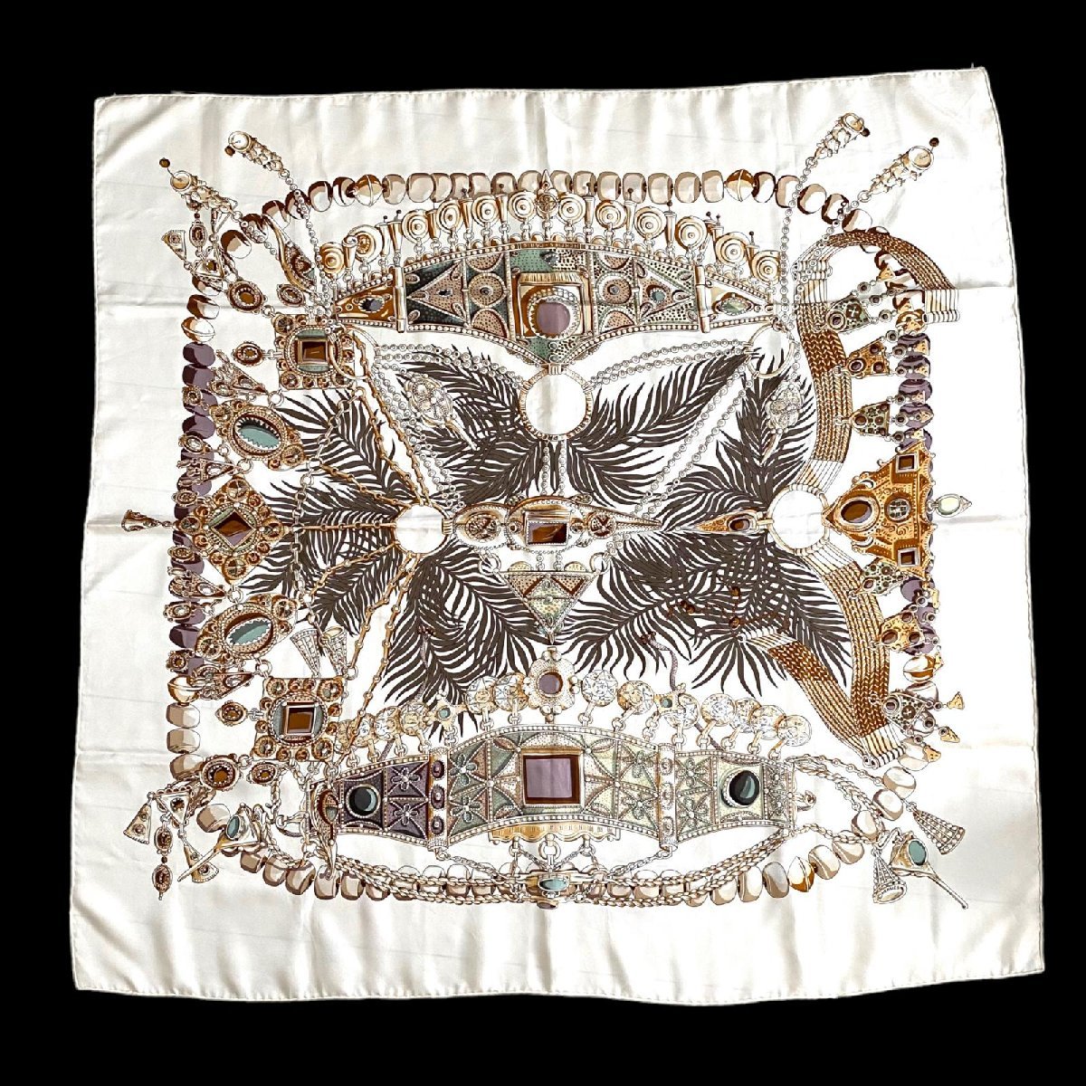 品質満点 〇HERMES エルメス シルク 貴重な場所 PRECIEUSES TERRES