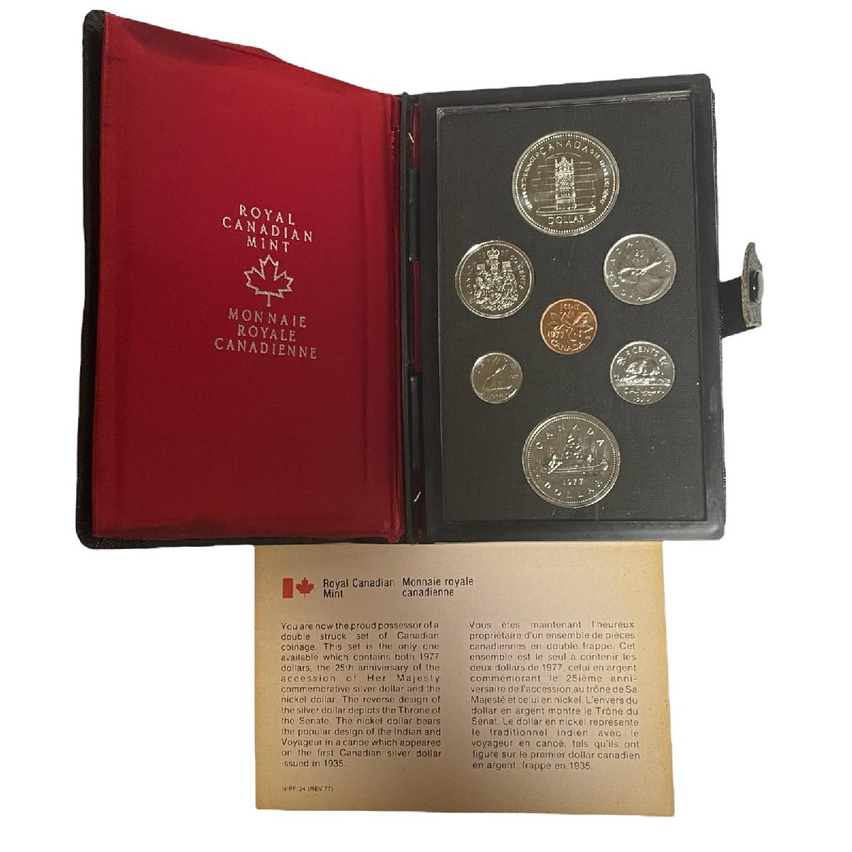 1977 ロイヤル カナディアン ミント コインセット 硬貨 カナダ 【7枚】_画像1