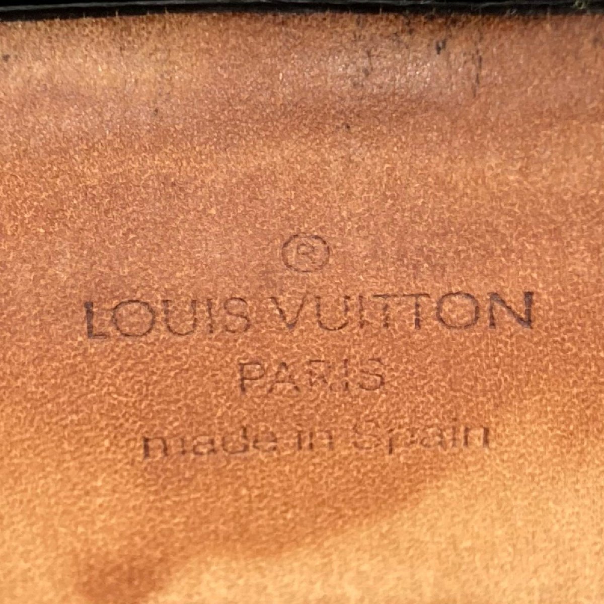 通販 VUITTON LOUIS ルイヴィトン メンズ ブラウン レザー ゴールド