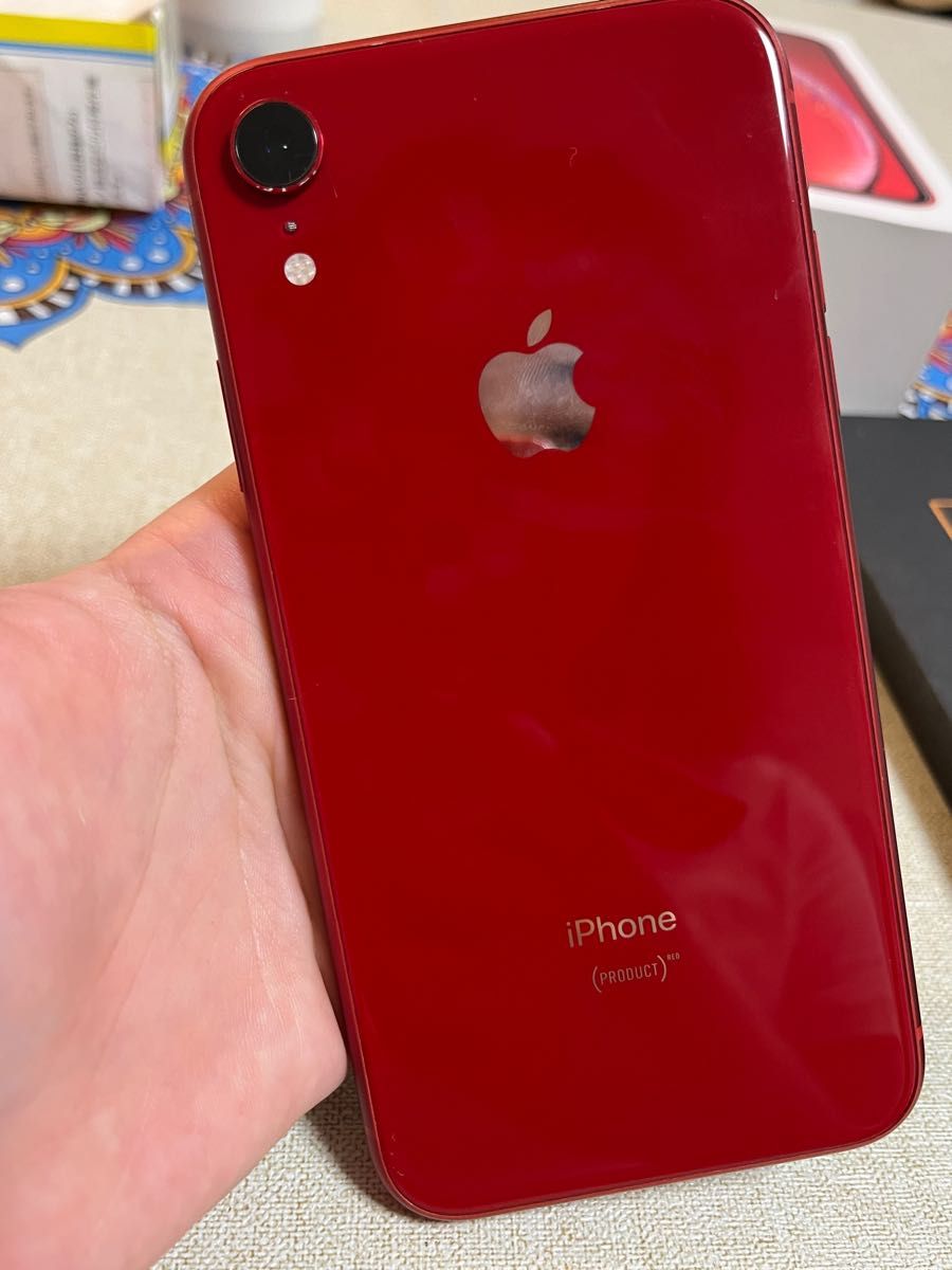 iPhone XR レッド 64 GB SIMフリー シャッター音なし 香港版-