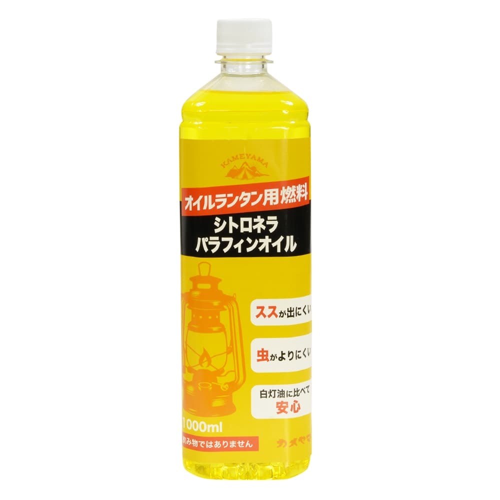 カメヤマ オイルランタン用燃料 パラフィンオイル 虫除け成分配合シトロネラの香り 771600 [ 1L ] 燃料オイル