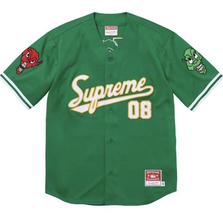 本日限定送料込みSupreme Downtown Hell Baseball Jerseyシュプリーム