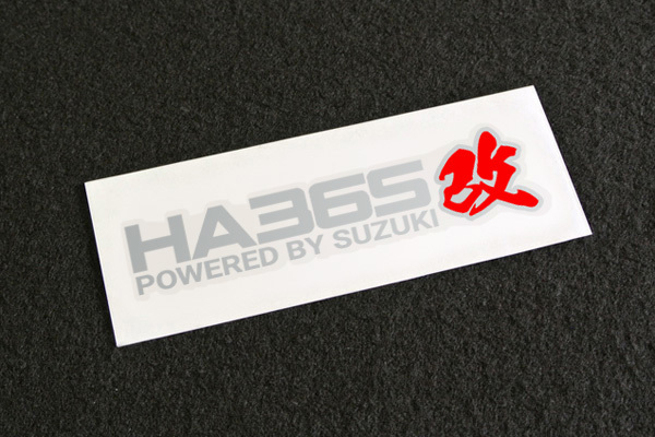 HA36S改 カッティング ステッカー [銀×赤] スズキ SUZUKI アルトワークス ターボRS_画像1