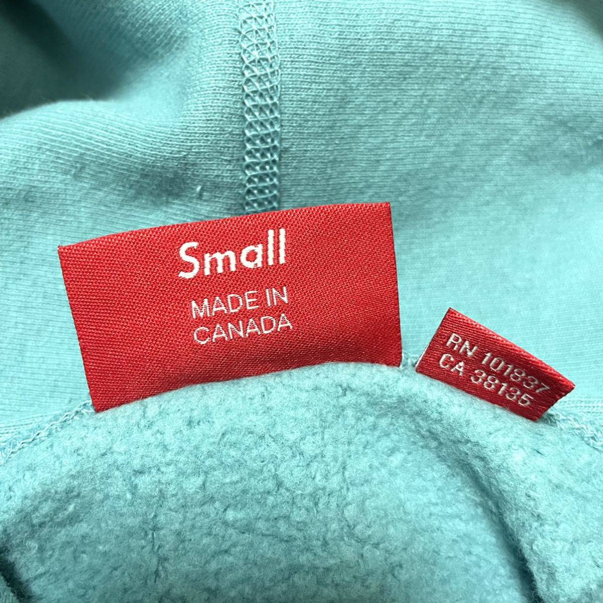 新品 Supreme Arabic Logo Hooded Sweatshirt Light Aqua S 21aw 2021年 ライトアクア アラビックロゴ フード スウェットシャツ 新品未使用_画像5