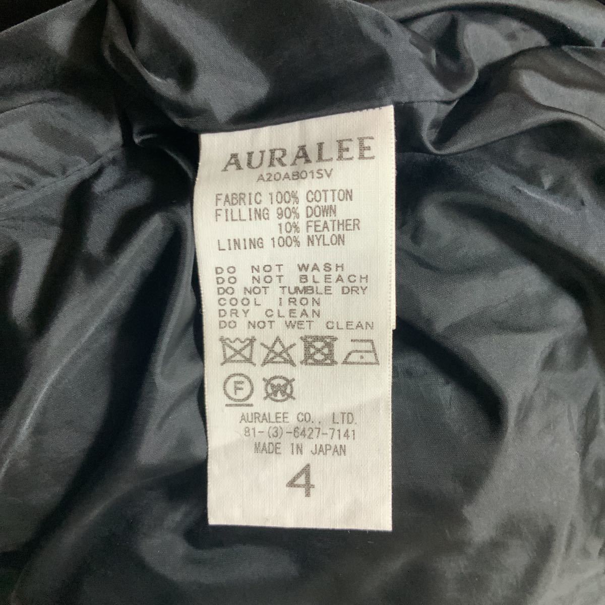 AURALEE ダウンジャケット ブラック サイズ4|Yahoo!フリマ(旧 AURALEE ダウンジャケット ブラック サイズ4|Yahoo!フリマ(旧