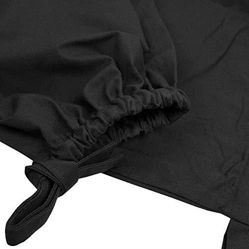 ■ブラック_Large [KYOETSU] [キョウエツ] 作務衣 さむえ 男性用 メンズ 夏 冬 大きいサイズ さむい男性用 通年 作務 衣 (L, 黒)_画像9