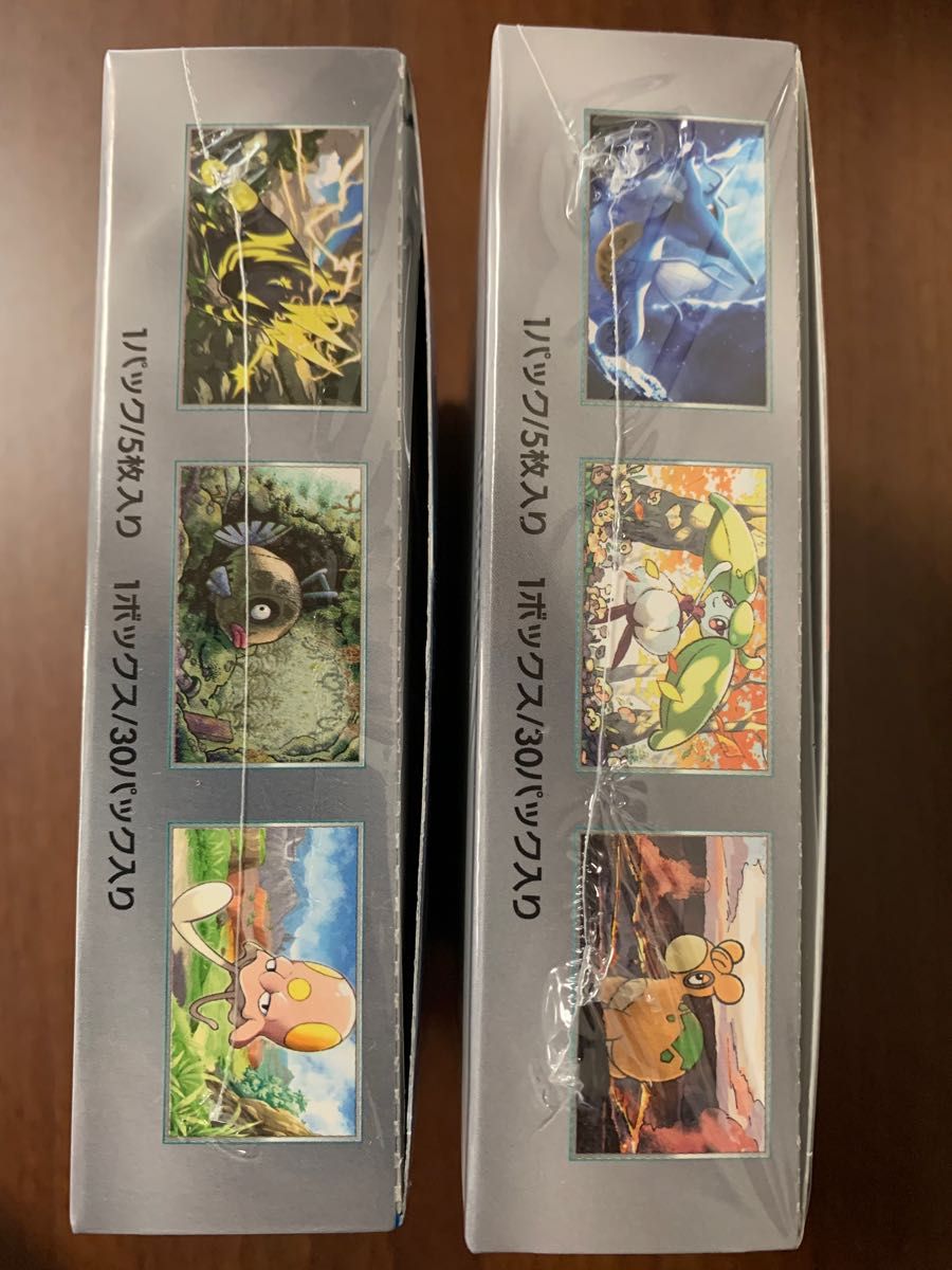 ポケモンカード 古代・未来 シュリンク付き(但し切込有り) 各1BOX 古代