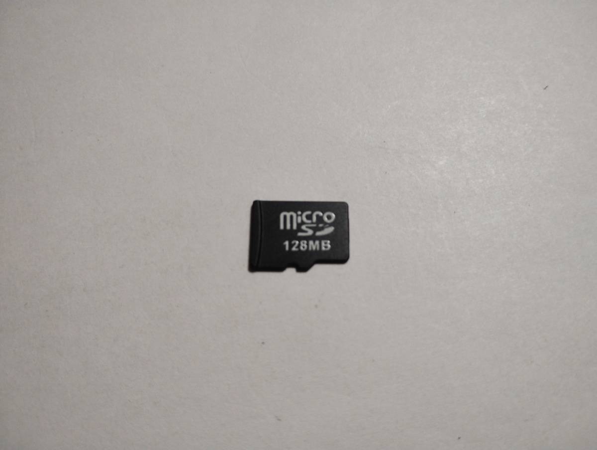 microSDカード　128MB　メガバイト フォーマット済み　メモリーカード　マイクロSDカード_画像1