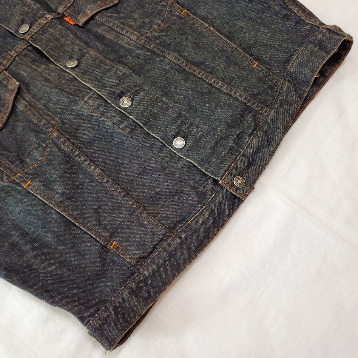 80s Levi's 70649 オレンジタブ ブラックデニムジャケット 80s Levi's 70649 オレンジタブ ブラックデニムジャケット