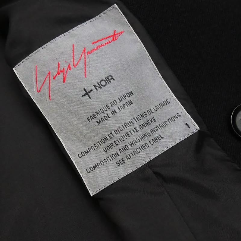 Yohji Yamamoto + NOIR 2013aw ウール フラノ ダブル ドレス コート　13aw ノアール ノースリーブ ベスト ジャケット ワンピース_画像4