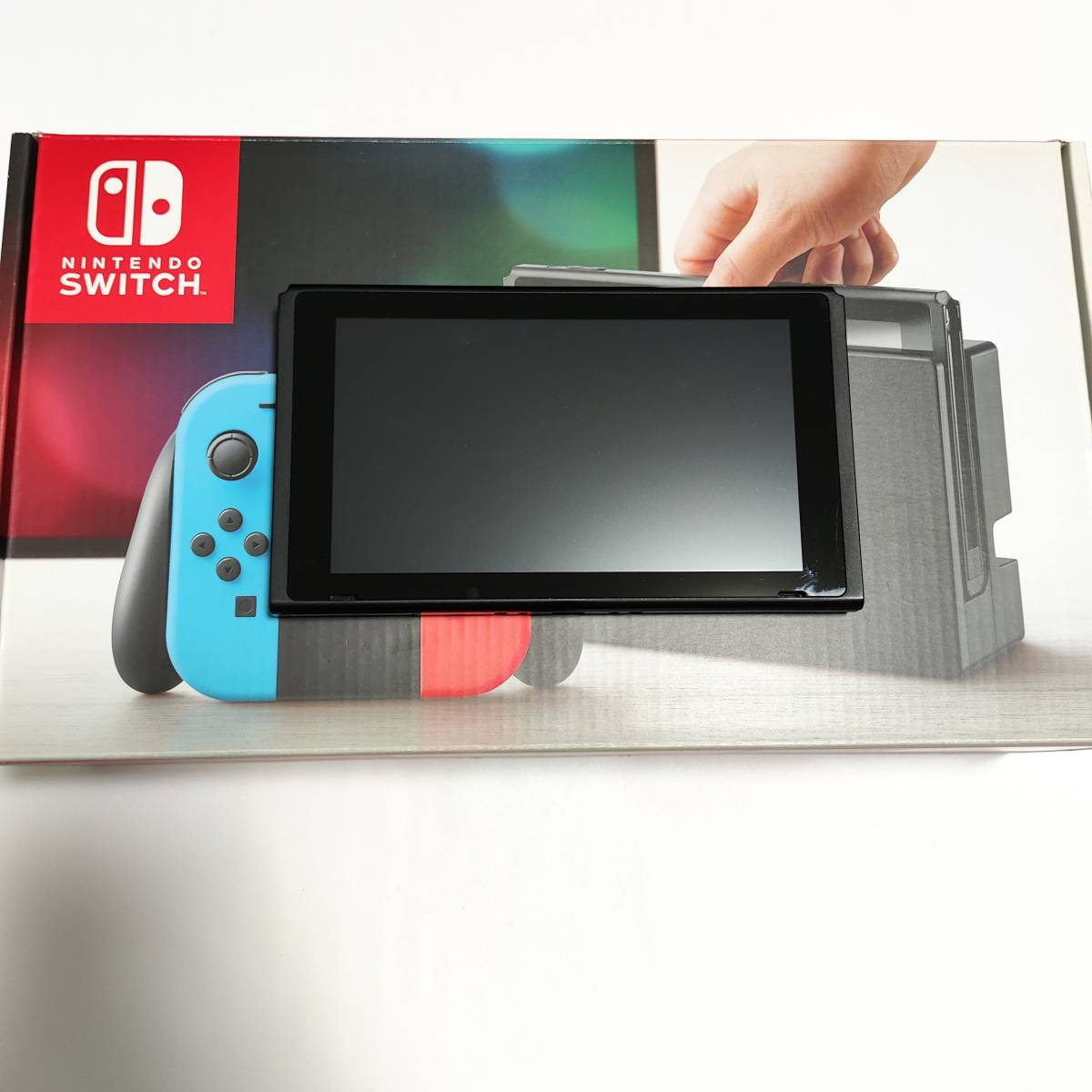 送料無料 動作確認済み Nintendo Switch HAC-S-KABAA 2017年製 未対策