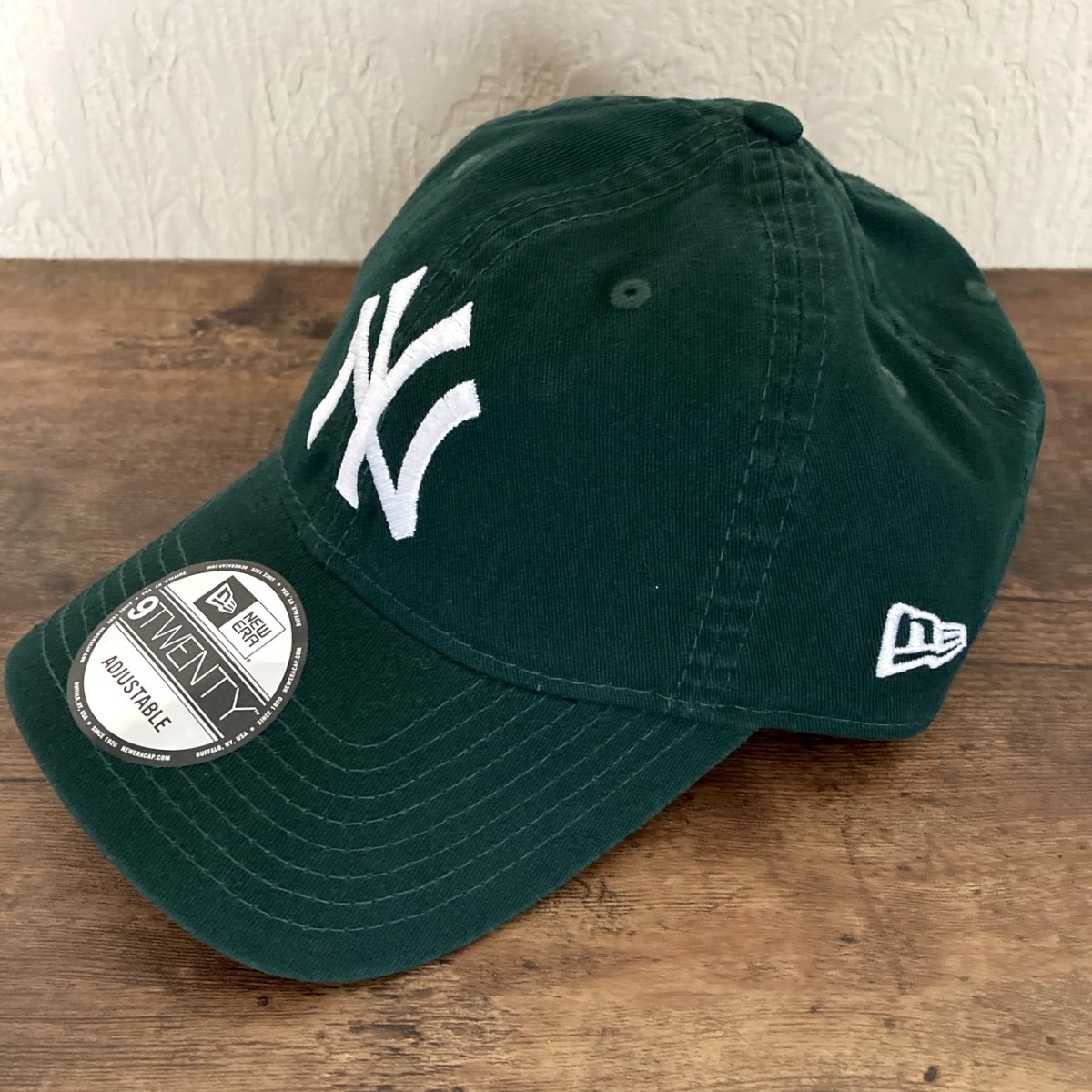 新品未使用 ニューエラ ローキャップ ダークグリーン 9twenty 正規品 ニューヨークヤンキース NEW ERA ベースボールキャップ 帽子 NY