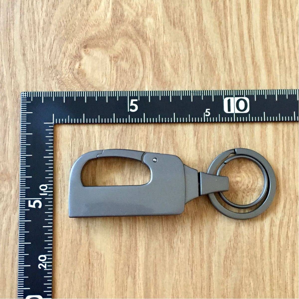 未使用 BEAMS Carabiner Keyholder ビームス カラビナ キーホルダー 2連タイプ 爪切り内蔵 日本製 MADE IN JAPAN EDC エブリデイキャリー_画像8