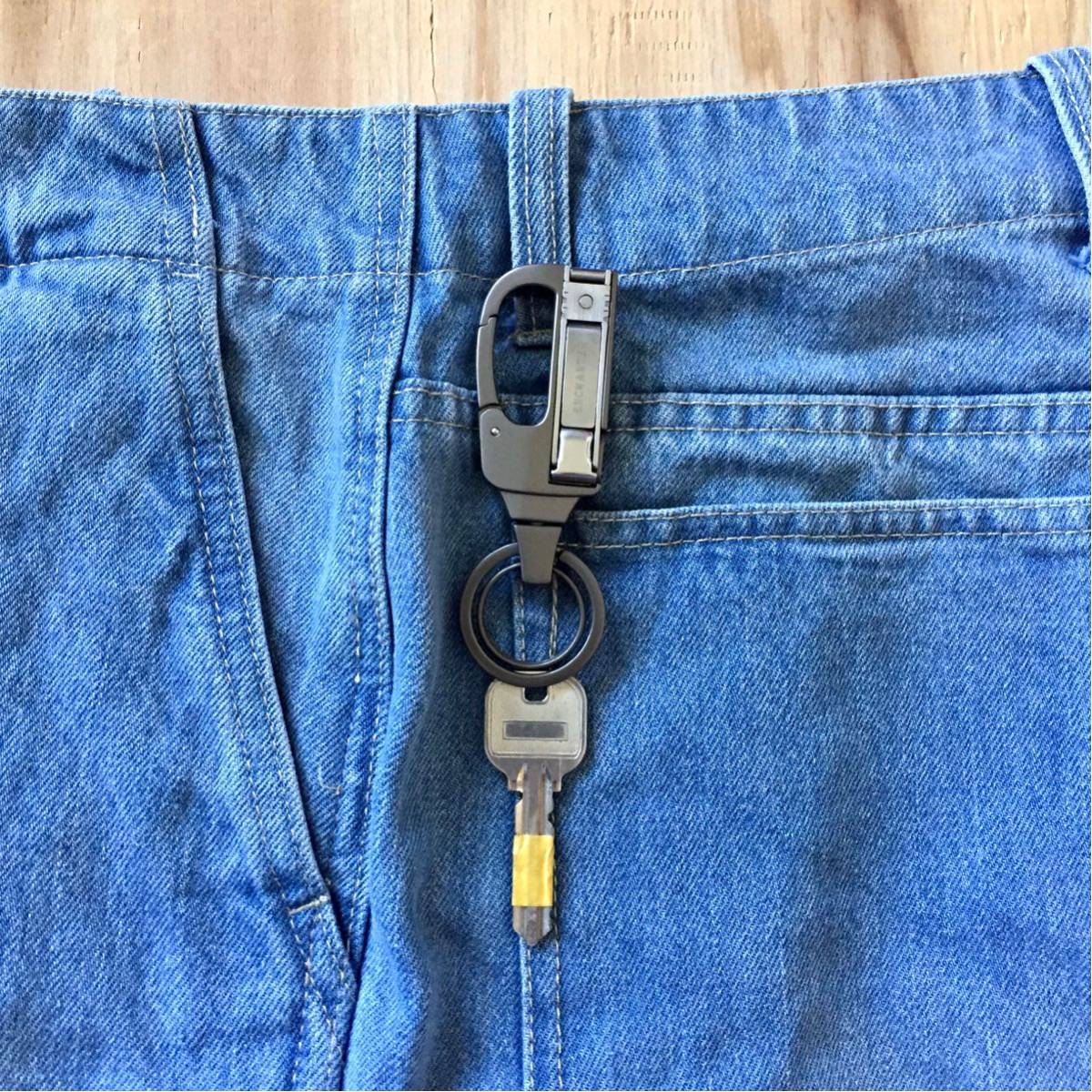 未使用 BEAMS Carabiner Keyholder ビームス カラビナ キーホルダー 2連タイプ 爪切り内蔵 日本製 MADE IN JAPAN EDC エブリデイキャリー_画像10