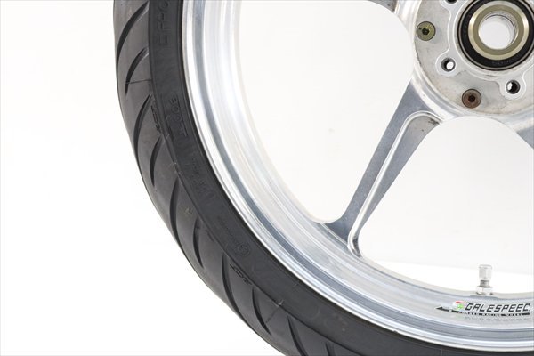 1円スタート:アウトレット:ZZR1100D[03社外前　GALESPEED　ゲイルスピード　タイプC　フロントホイール*10/8]検ZZR1100C｝F_画像9