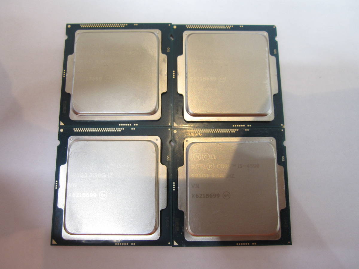超安い】 [R400]BIOS確済 Intel Core i5-4590 4個セット SR1QJ 3.30GHz