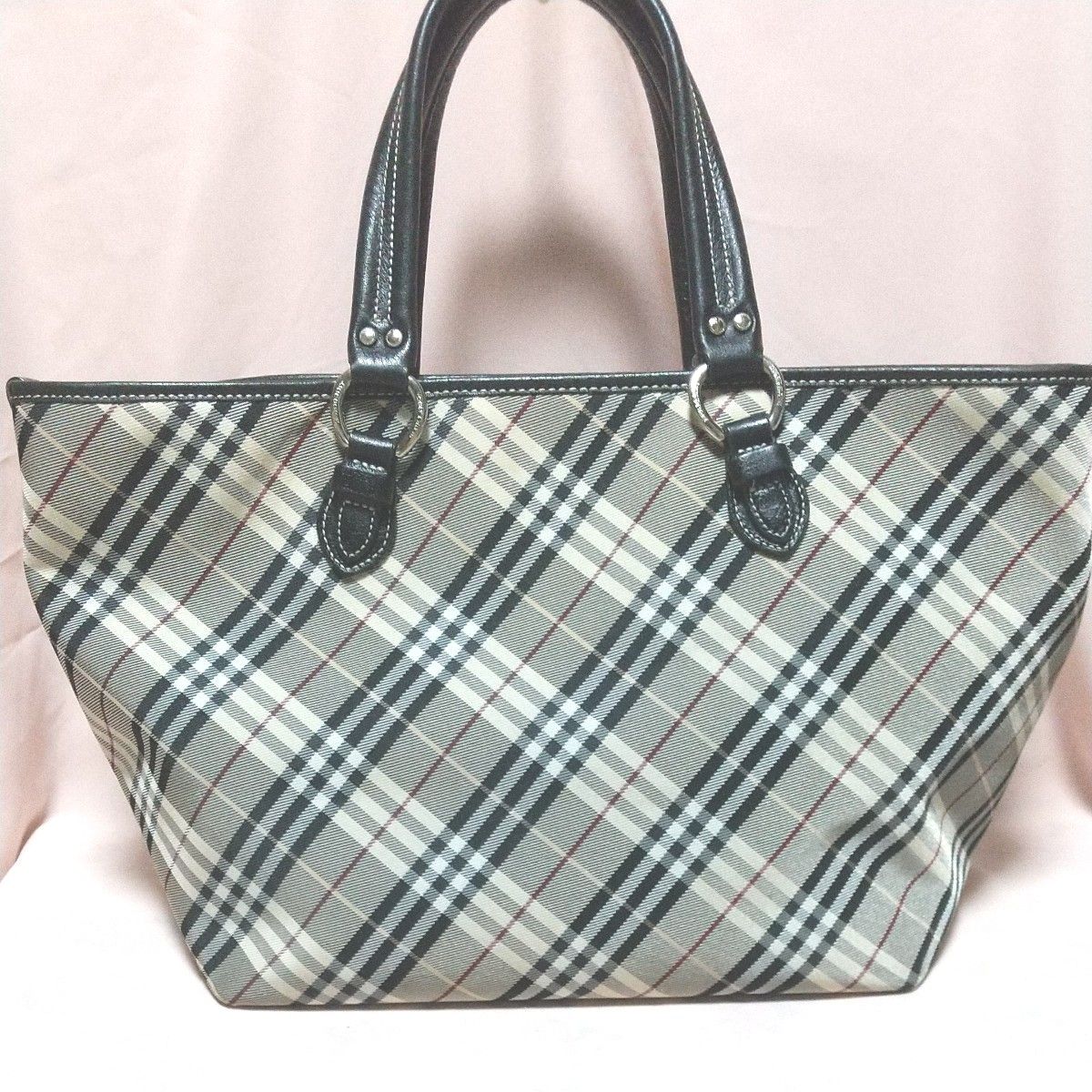 BURBERRY バーバリーブルーレーベル トートバッグ ノバチェック A4