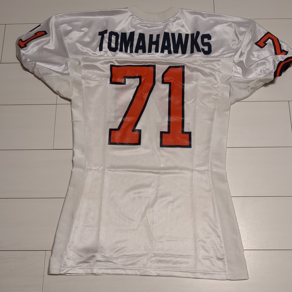非売品】法政大学アメフト部TOMAHAWKS 選手支給ユニフォーム#71 非売品】法政大学アメフト部TOMAHAWKS 選手支給ユニフォーム#71