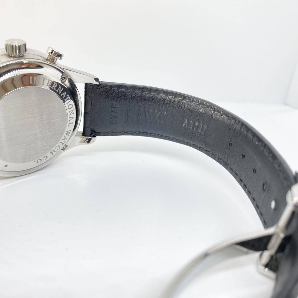 最終値下げ　美品　IWC IW371447 ポルトギーゼ クロノグラフ メンズ腕時計_画像7