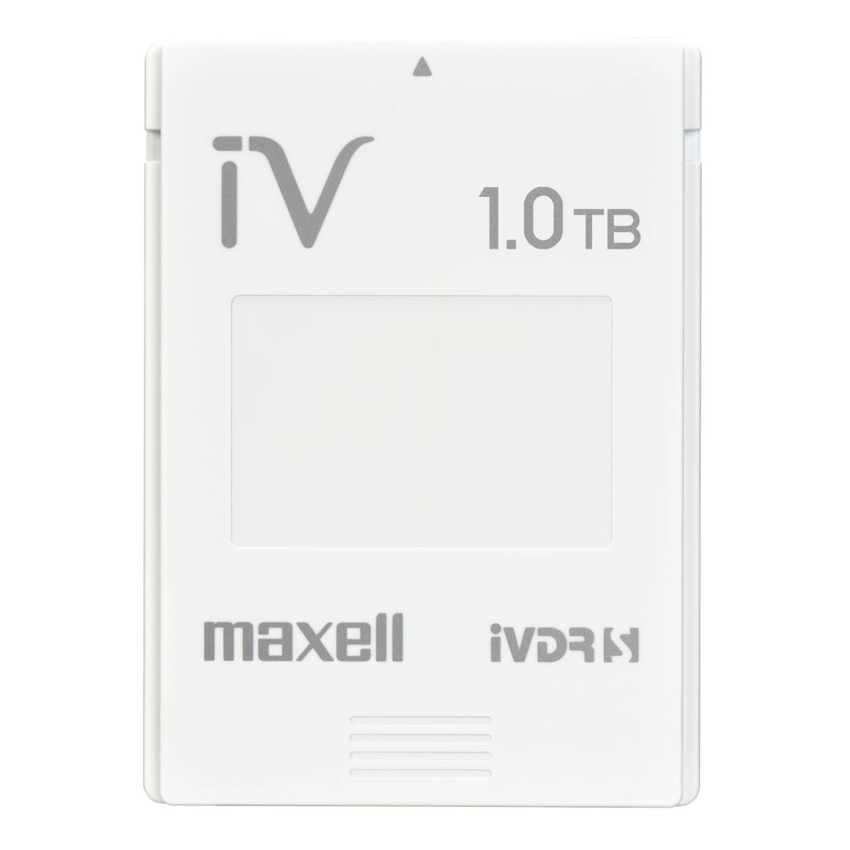 ★送料無料★【新品・未使用・保管用ケース付】マクセル iVDR-S カセットハードディスク 1TB　M-VDRS1T.E　ホワイト maxell アイヴィ 1.0TB_画像2