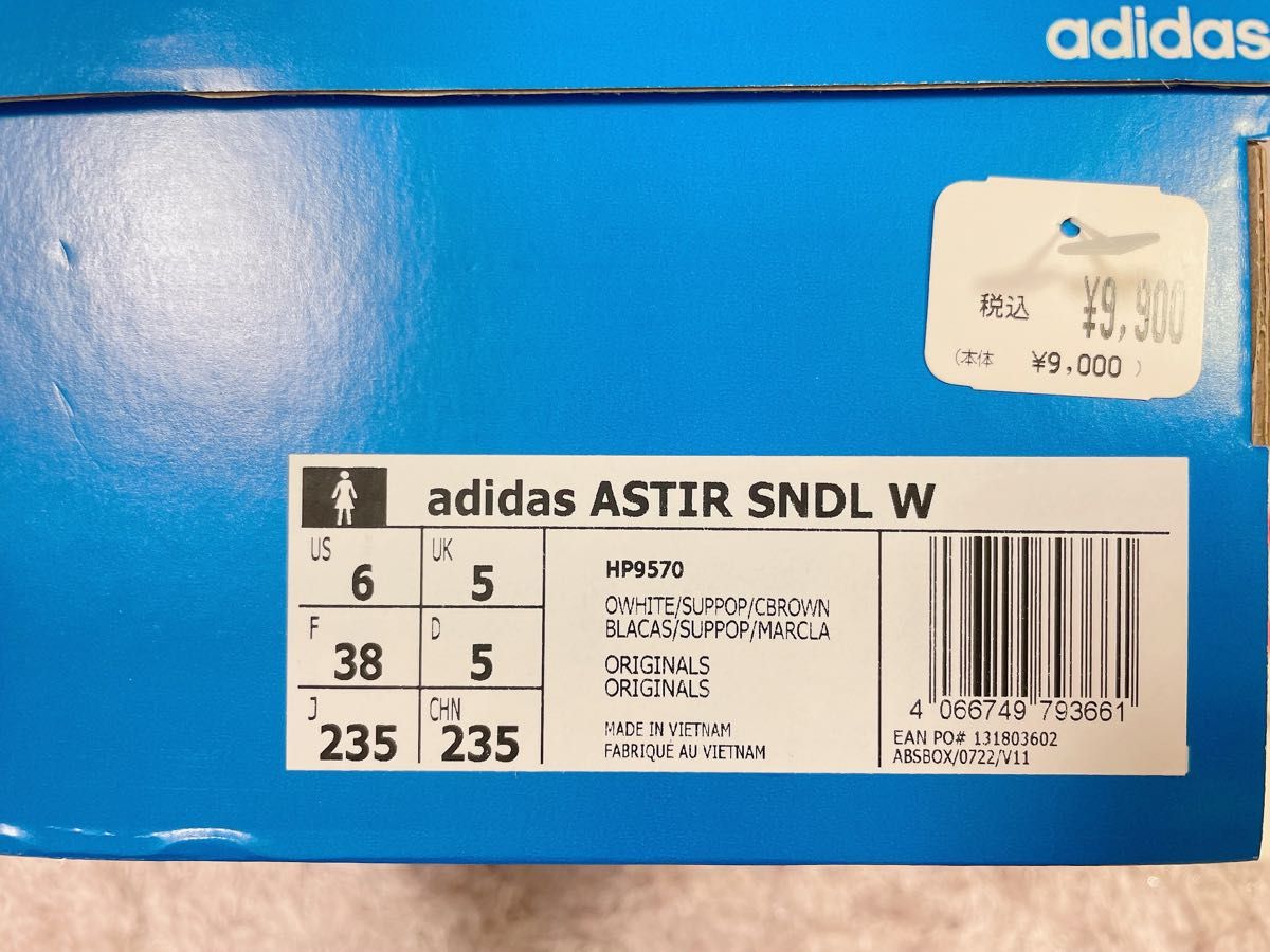 adidas ASTIR SNDL アディダス アスター サンダル 23.5 スポーツサンダル　スニーカーサンダル　新品