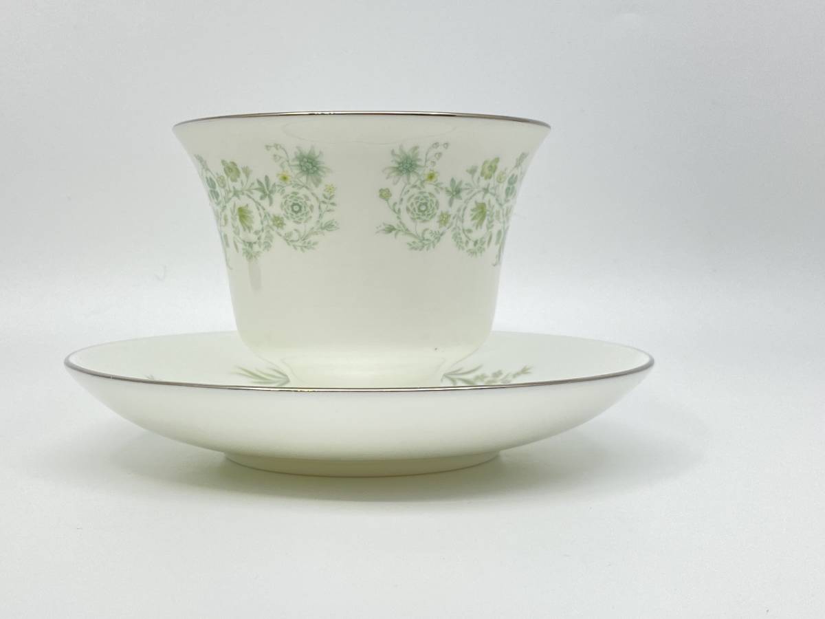 WEDGWOOD ウェッジウッド WESTBURY Stand Tea Cup & Saucer ウェストベリー スタンド ティーカップ&ソーサー *L740_画像8