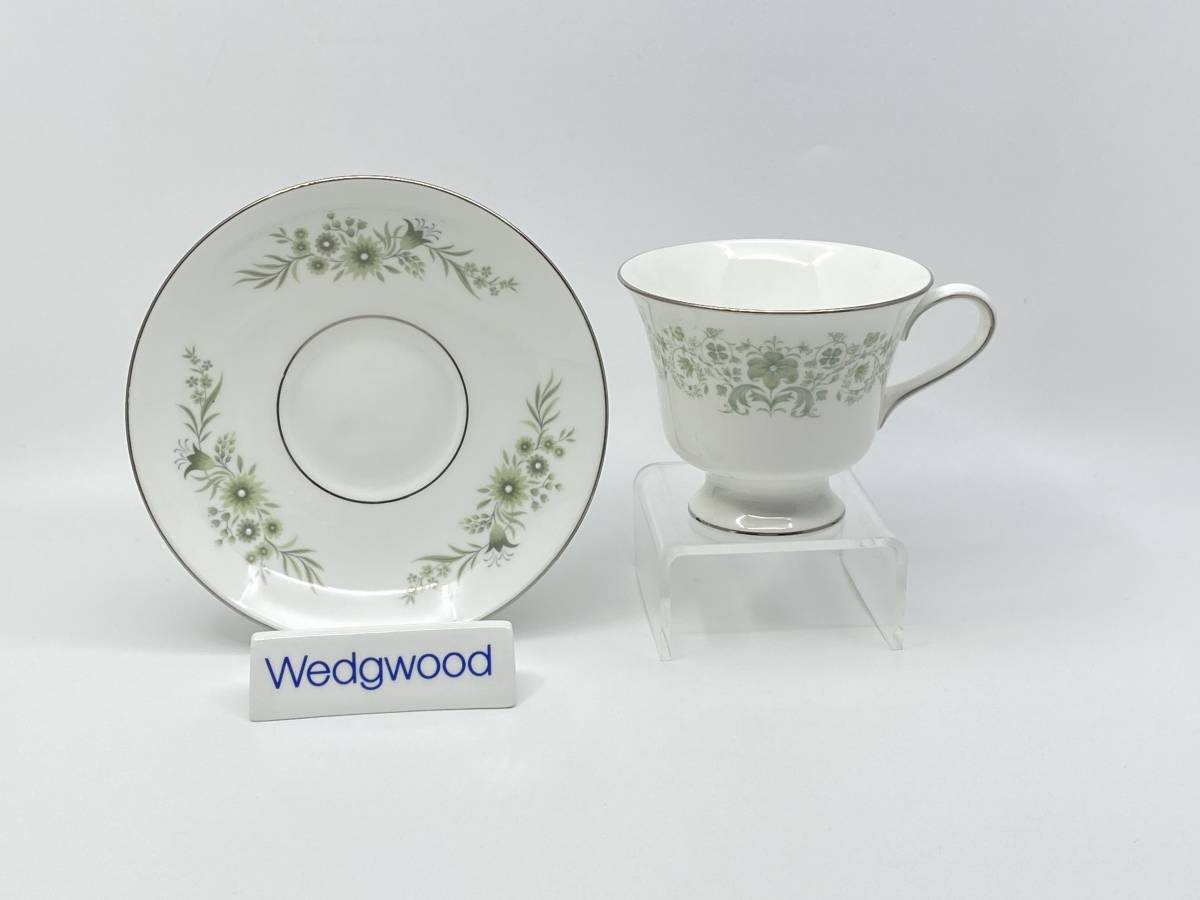 WEDGWOOD ウェッジウッド WESTBURY Stand Tea Cup & Saucer ウェストベリー スタンド ティーカップ&ソーサー *L740_画像2