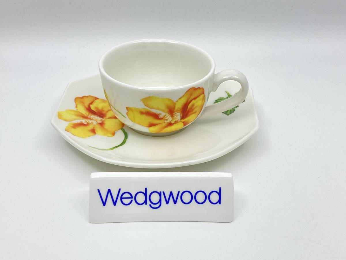 WEDGWOOD ウェッジウッド CHELSEA GARDEN Espresso Cup & Saucer チェルシーガーデン エスプレッソ カップ&ソーサー *L809_画像1