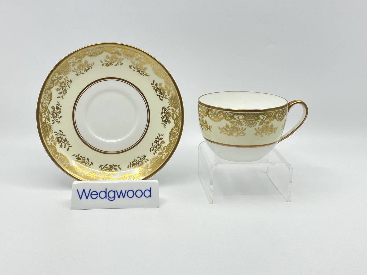 ＊レア＊ WEDGWOOD ウェッジウッド ＊RARE＊ ANTIQUE Tea Cup & Saucer Y3966 アンティーク ティーカップ＆ソーサー Y3966 *L801_画像2